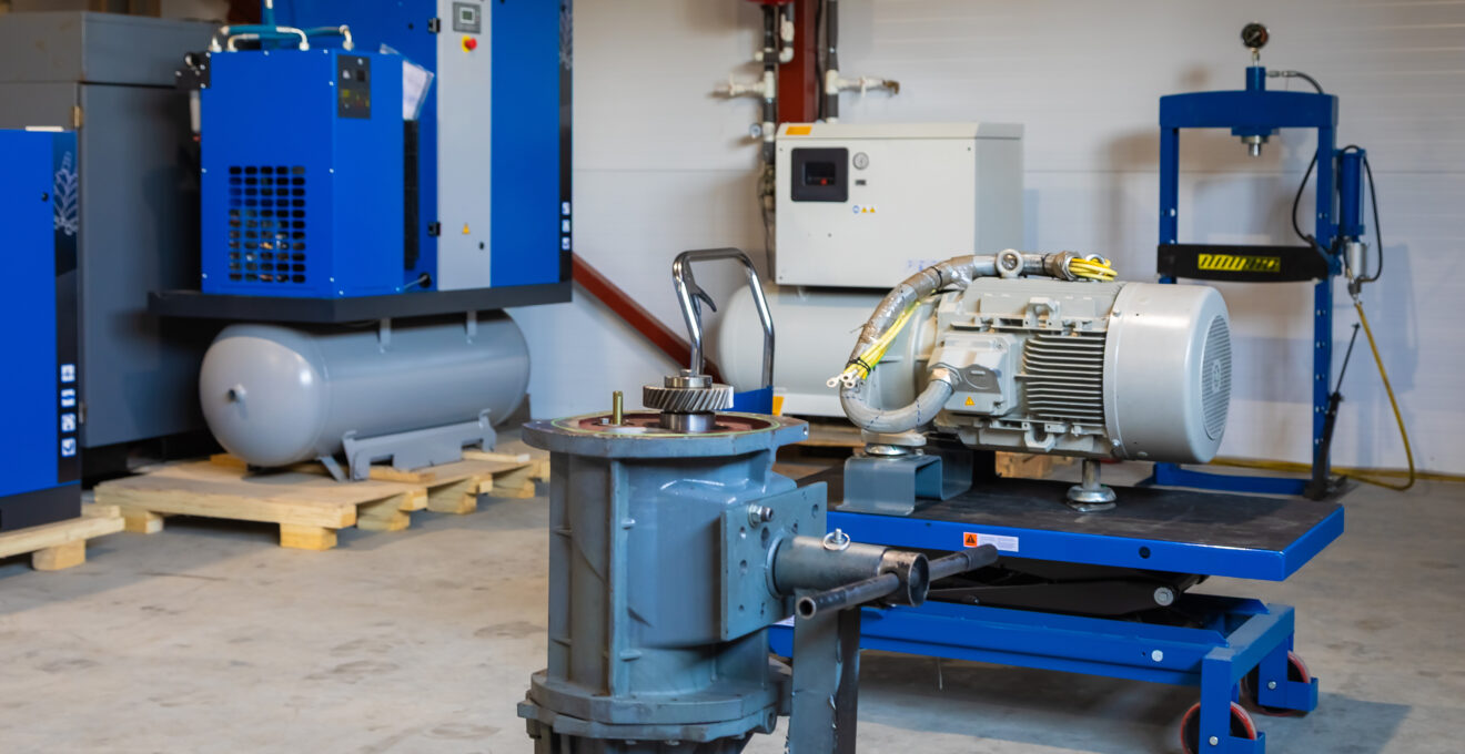 compresseur à vis lubrifié