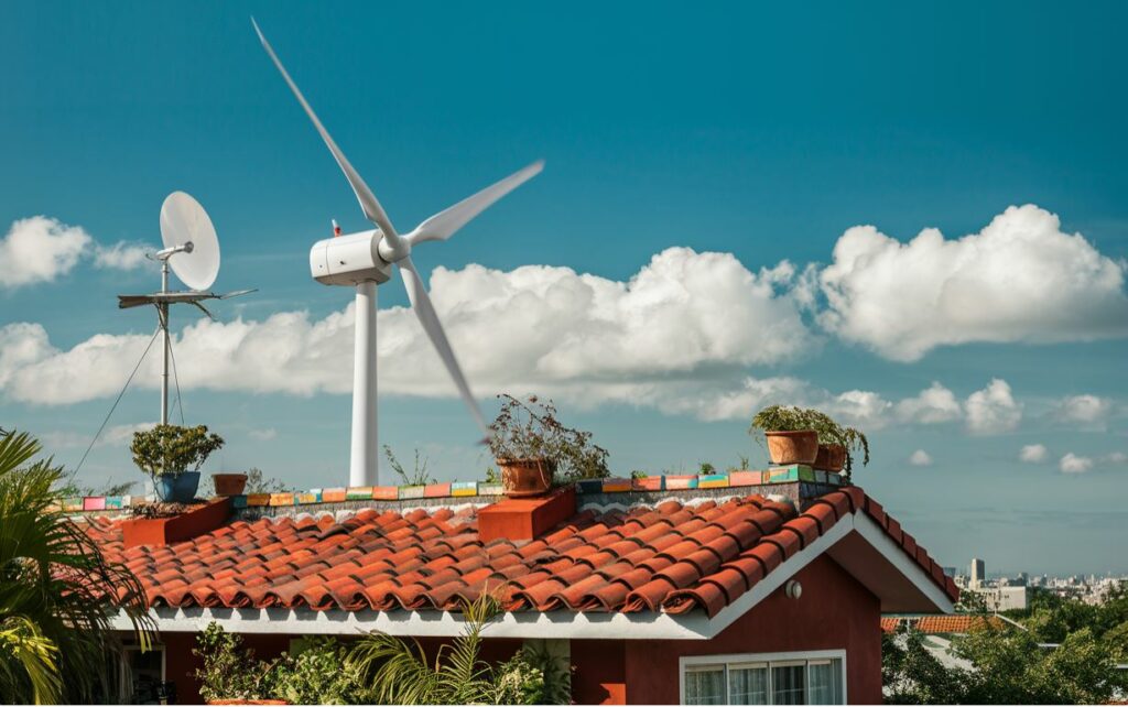 éolienne domestique pour produire de l'électricité