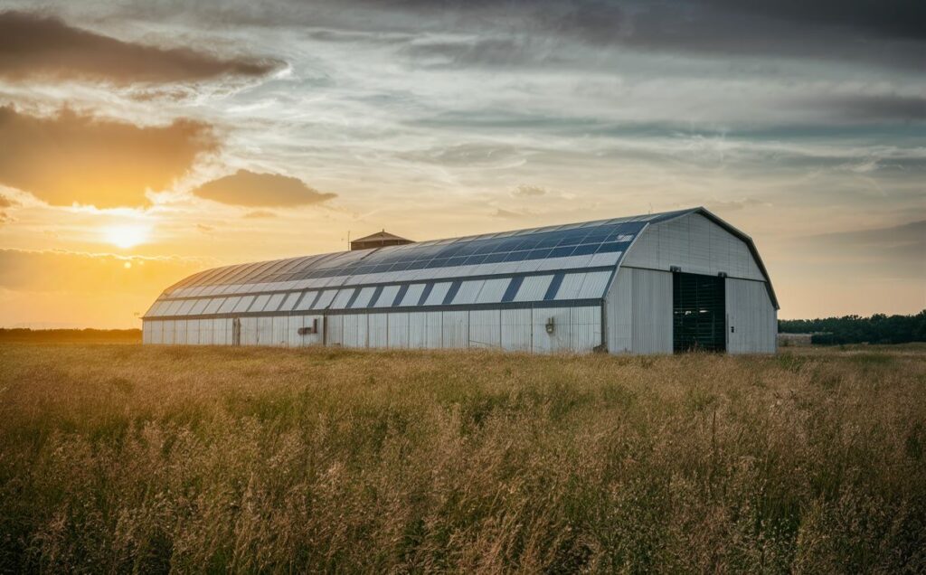 hangar photovoltaique agricole